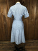 1940s Gray Cotton Skirt Suit          w27