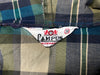 50s Campus Grn/Blu Plaid Jacket      S