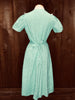 40s Fruit o’Loom Kassoway Aqua Dress     M