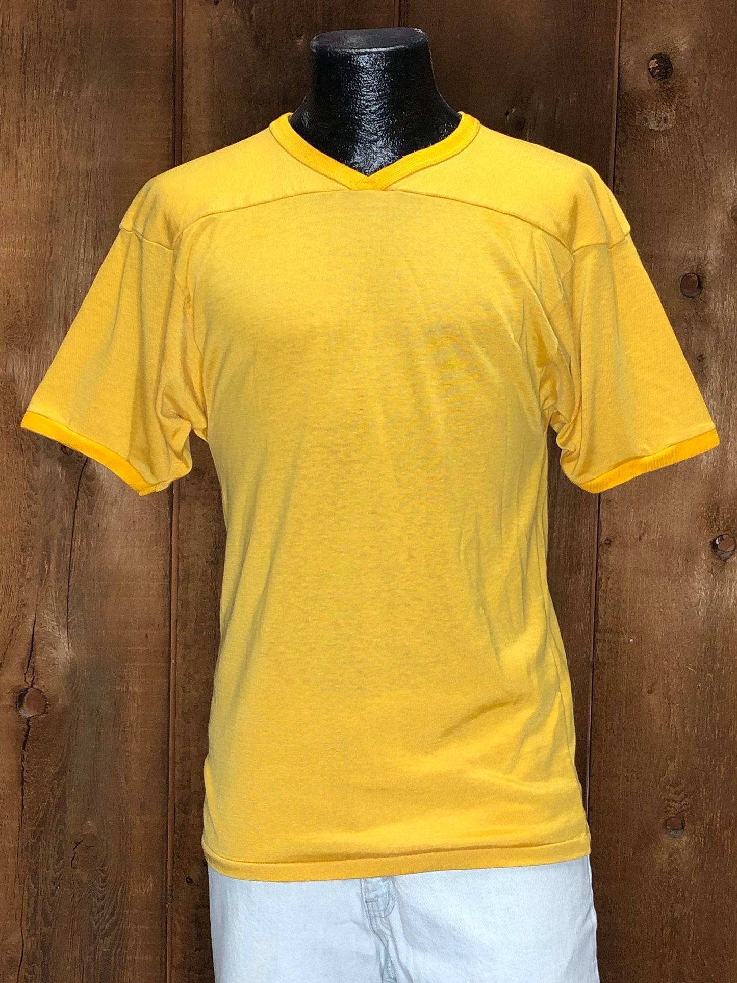 70s Southern Athletic Yellow Jersey      M