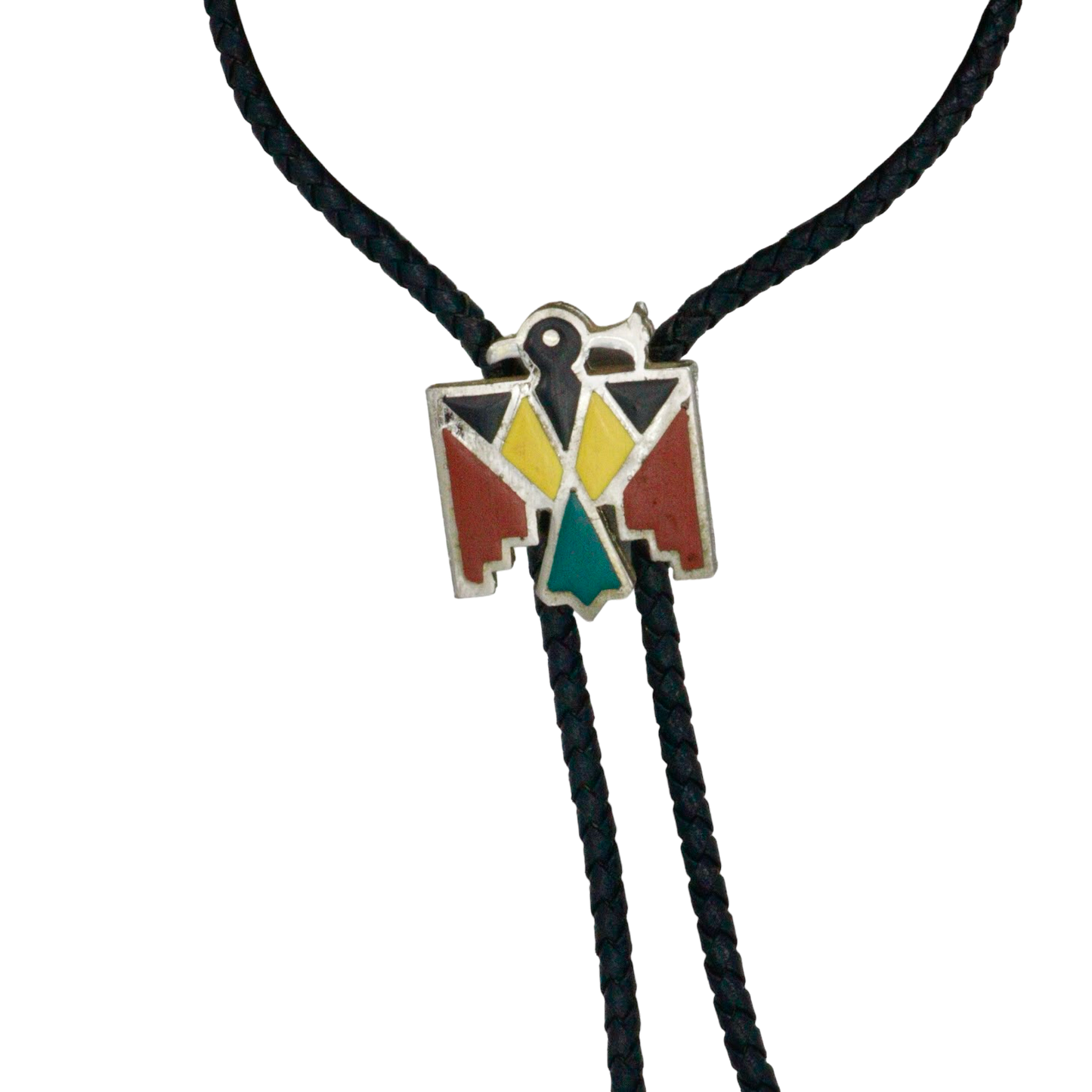 80s Thunderbird Inlaid Bolo Tie