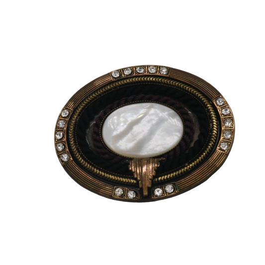 80s Ermani Bugatti Deco Style Brooch