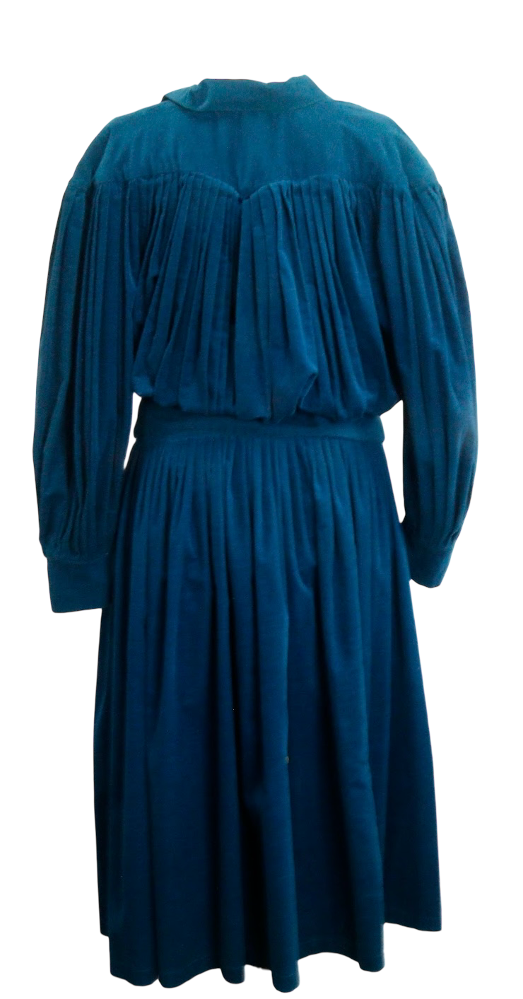 80s Norma Kamali Aegean Cord Skirt Set     W24-32