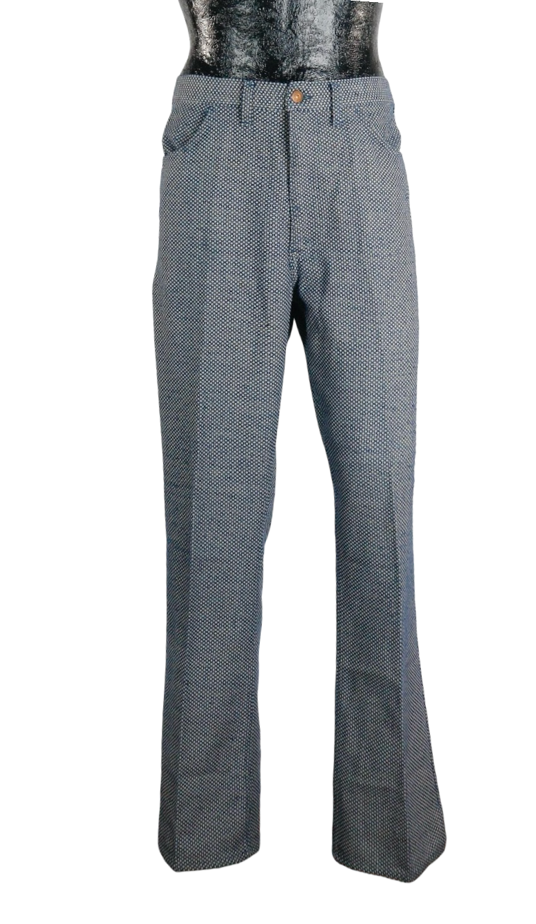 70s Levi's Woven Blue Pant         w38