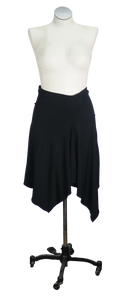 90s HeartSoul Black Asymmetrical Skirt      M