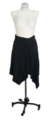 90s HeartSoul Black Asymmetrical Skirt      M