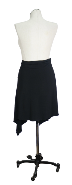 90s HeartSoul Black Asymmetrical Skirt      M