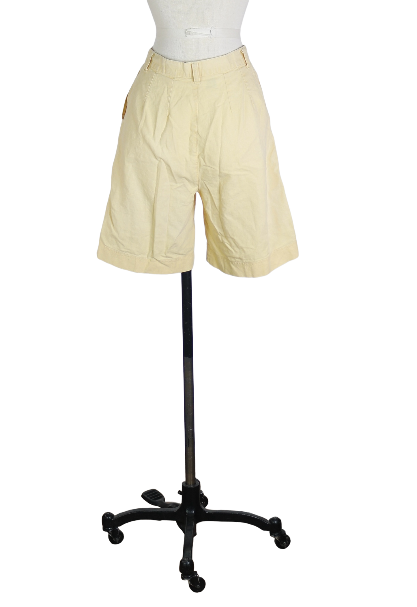 90s Arizona Jean Yellow Linen Shorts  w27