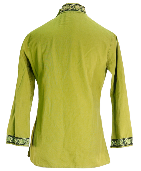 60s Green Mod Top     L