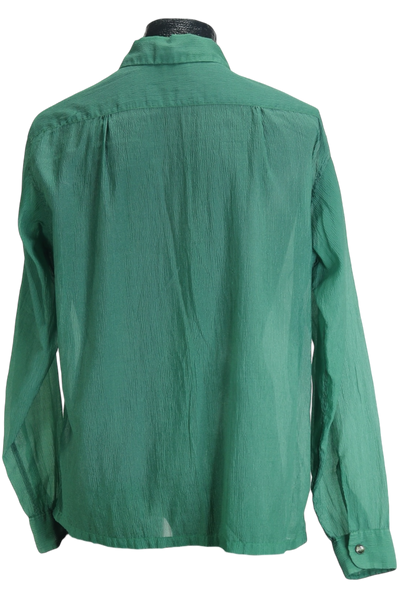 50's TOWNCRAFT Emerald Loop Collar Shirt        L