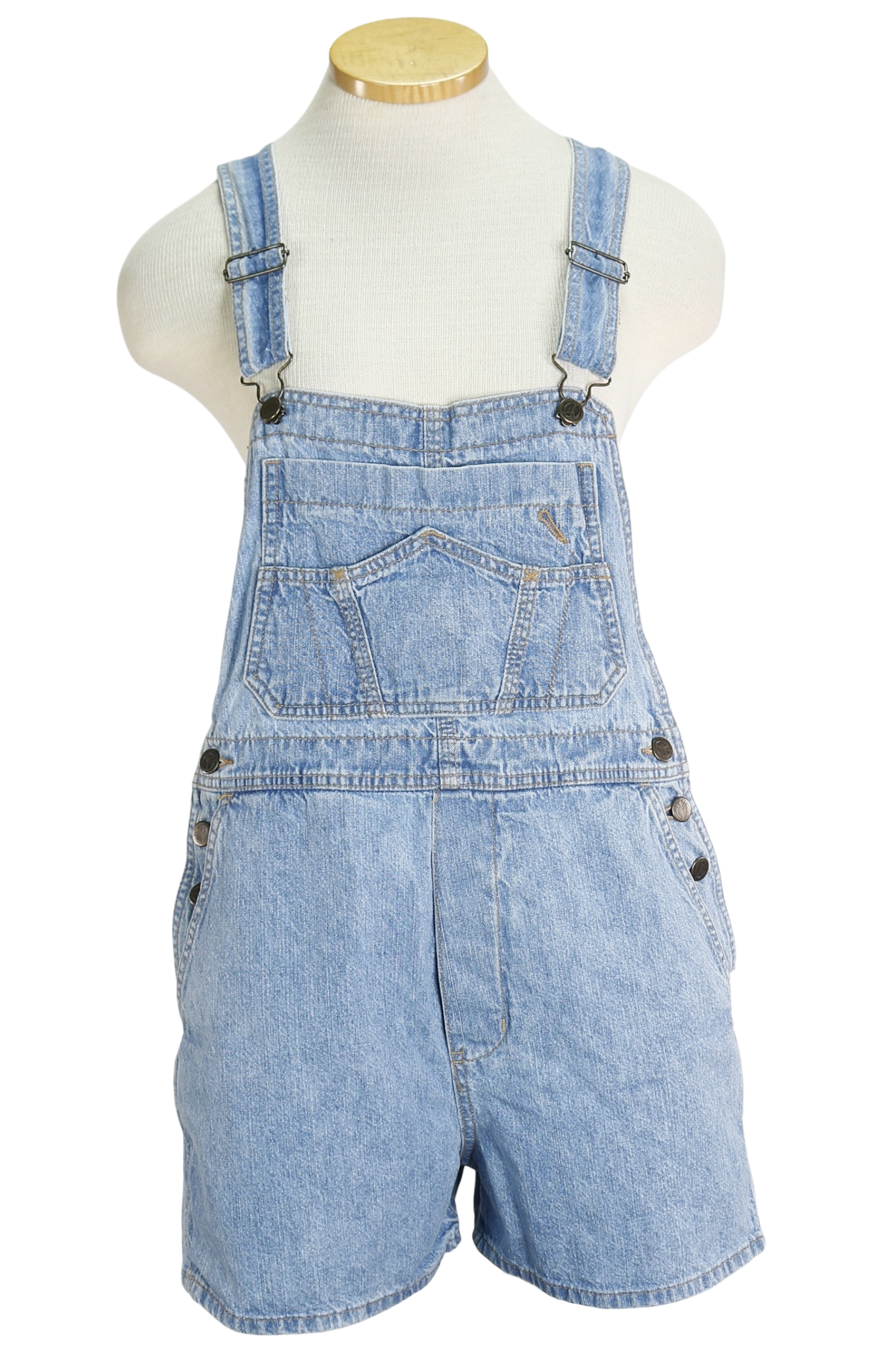 90s La Griffe Overall Shorts       w36