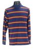 90s Jantzen Striped Mock Neck Shirt      M