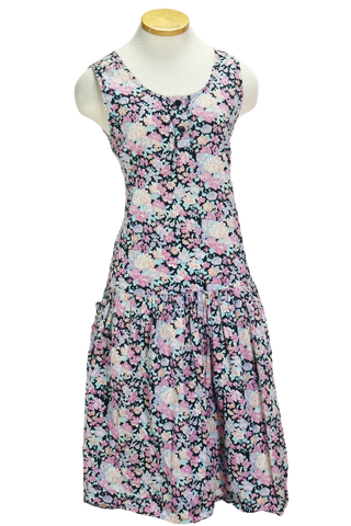 80s Regardé Floral Dress      M