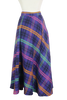 90s Counterparts Purple Plaid Skirt       w28