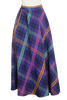 90s Counterparts Purple Plaid Skirt       w28