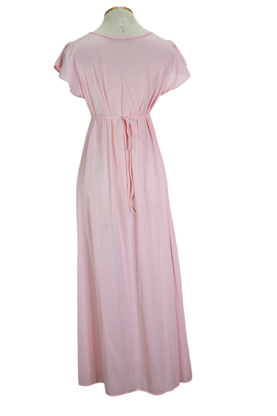 70s Pink Maxi Nightie           w32