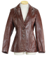 70s Berman's Maroon Leather Jacket      M