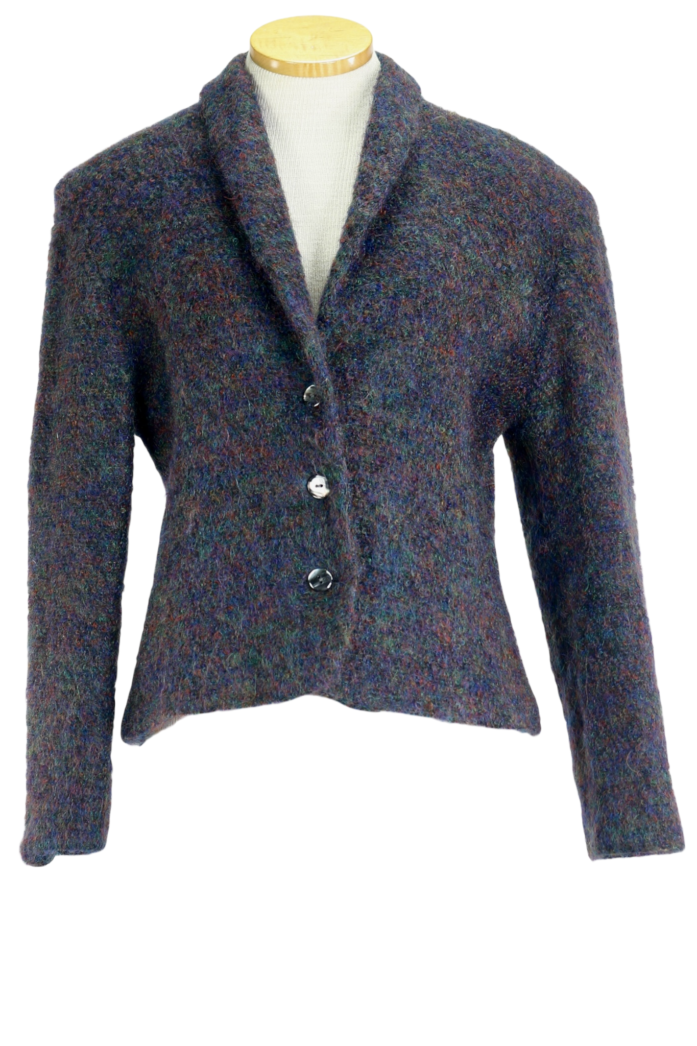 00s Lands End Multicolor Mohair Blazer      M