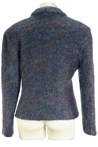 00s Lands End Multicolor Mohair Blazer      M