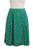 90s Lucia Petites Green Stars Skirt      w35-37