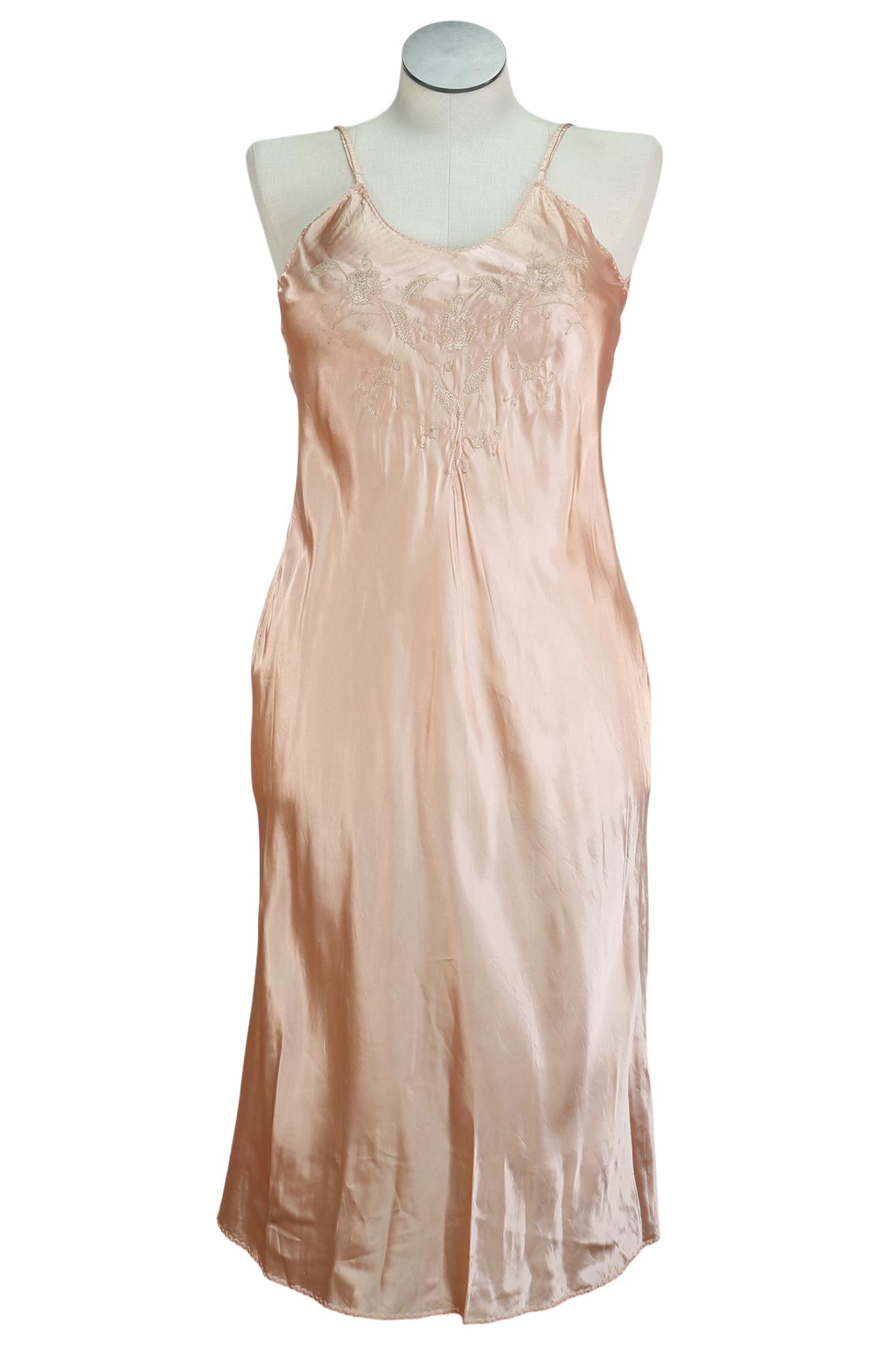 1940s Snug-Hug Peach Slip        w36