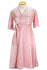 80s Puccini Pink Wrap Dress     w25-30