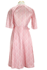 80s Puccini Pink Wrap Dress     w25-30