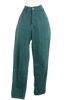 90s Green Taper Leg City Jeans      w33