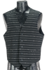 90s TFW Black/White Woven Vest         M