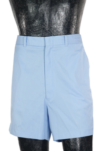 90s Baby Blue Trouser Shorts     w38