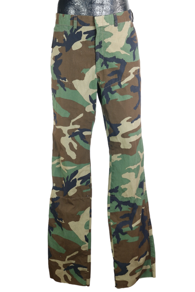 80s L.L Bean U.S Woodland Camo Pants     w36      AS IS