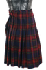 80s Scottish Tartan Wrap Kilt with Pin