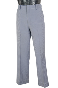 70s Cricketeer Blue/Wht Houndstooth Pants      w35