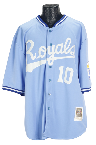 90s Custom KC Royals Jersey #10    XL