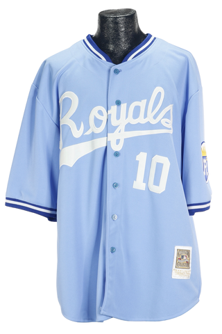 90s Custom KC Royals Jersey #10    XL