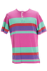 90s Ralph Lauren Magenta Striped Shirt         M