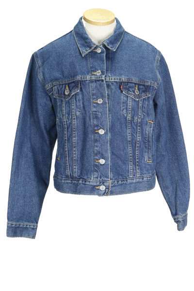 90s Levi Misses Denim Jacket        M