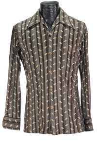 70s Joel Brown Disco Shirt    M