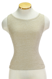 Y2K Love & Kisses Oatmeal Knit Top         S