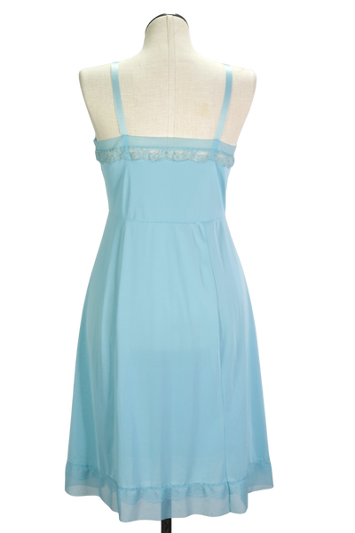 70s Carol Brent Aqua Dress Slip      XL