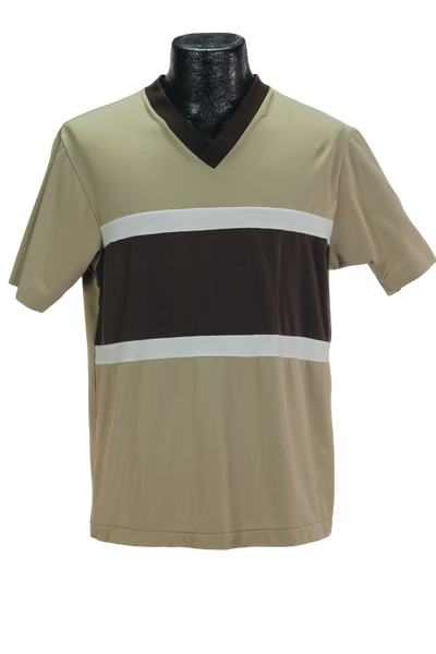 70s Swingster V-Neck Browns Tee        L