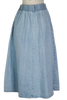 90s Denim Midi Skirt       w27