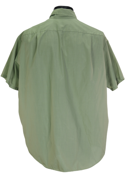 80s PennPrest Green Pocket Shirt       XL