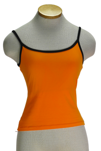 Y2K Latitude Neon Orange Tank       S