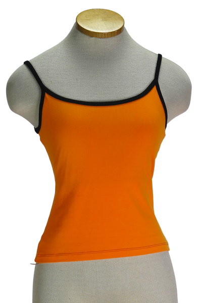 Y2K Latitude Neon Orange Tank       S