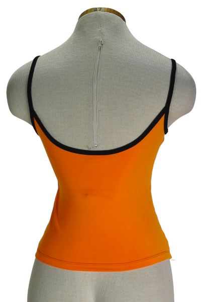 Y2K Latitude Neon Orange Tank       S