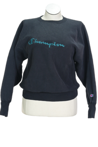 80s Champion Reverse Weave Blk Sweatshirt         M