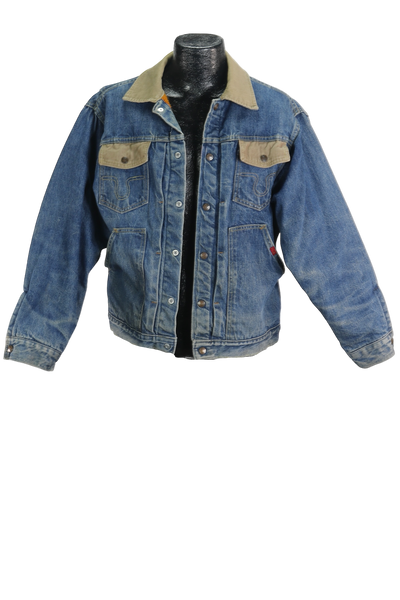 60s Big Smith Denim & Corduroy Ranch Jacket        M