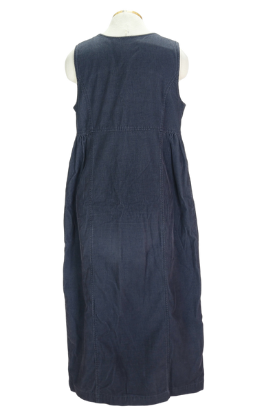 90s Eddie Bauer Navy Corduroy Dress            S