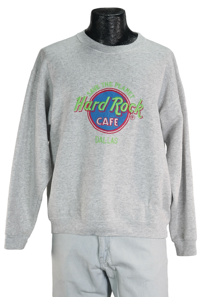 90s Hard Rock Save The Planet Dallas Sweatshirt      L